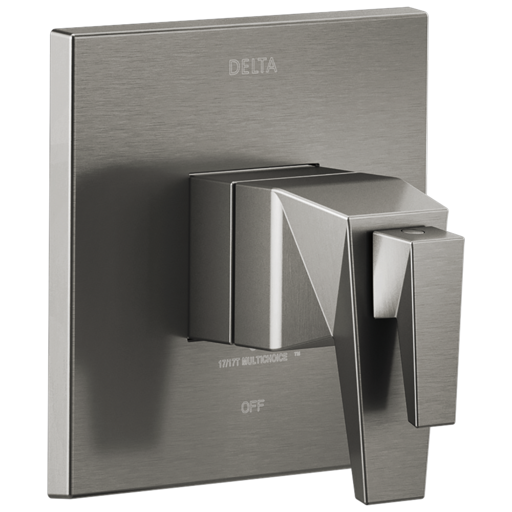 Delta Trillian: TempAssure 17T Series Valve Only Trim - Lumicoat Black Stainless / TS12 / TS12