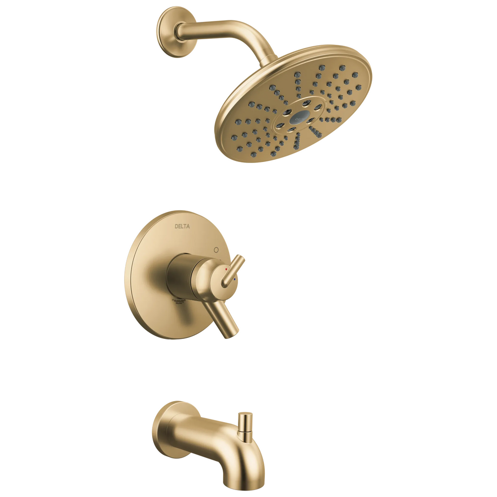Delta Trinsic: TempAssure 17T Series H2OKinetic Tub & Shower Trim - / TS12 / H2Okin