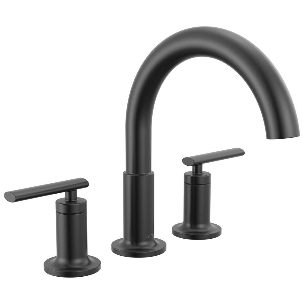 Delta Altado: Roman Tub Trim - / Rectangle w/ Delta Logo - DL15 / Standard