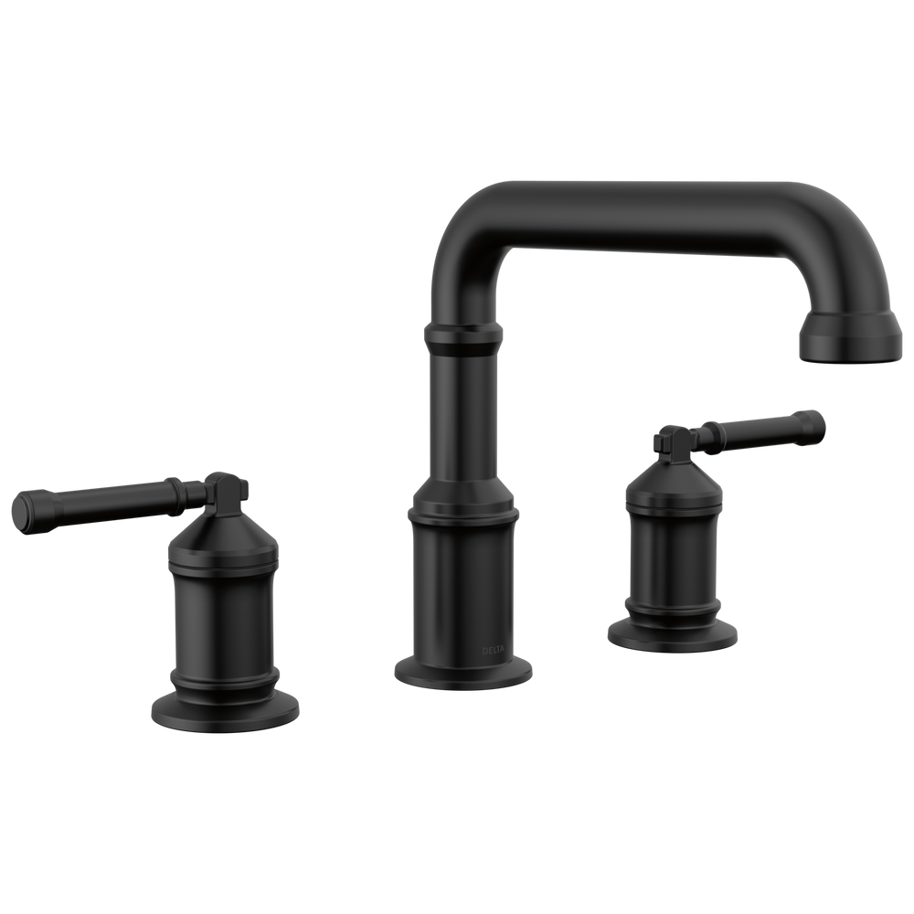 Delta Broderick: Roman Tub Trim - Less Handles - / Rectangle w/ Delta Logo - H596BL/DL15