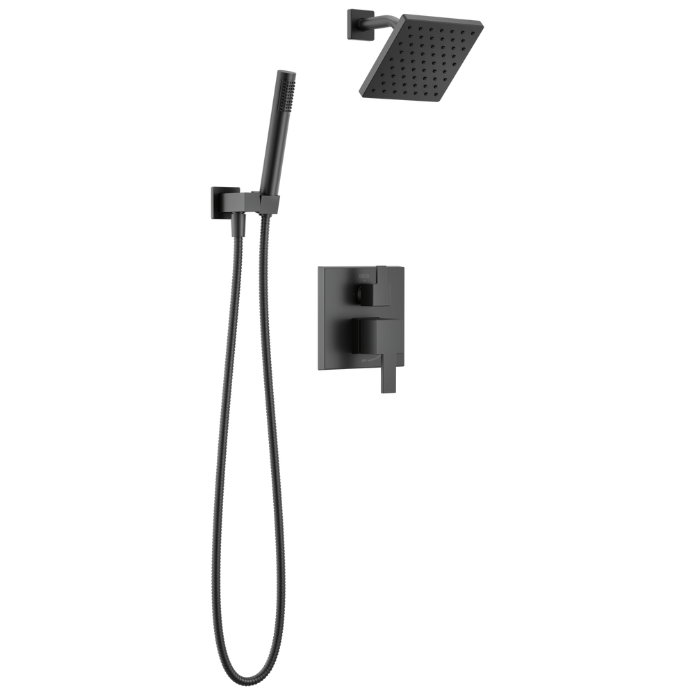 Delta Modern 14S Shower Trim w Fixed Head & Hand Shower