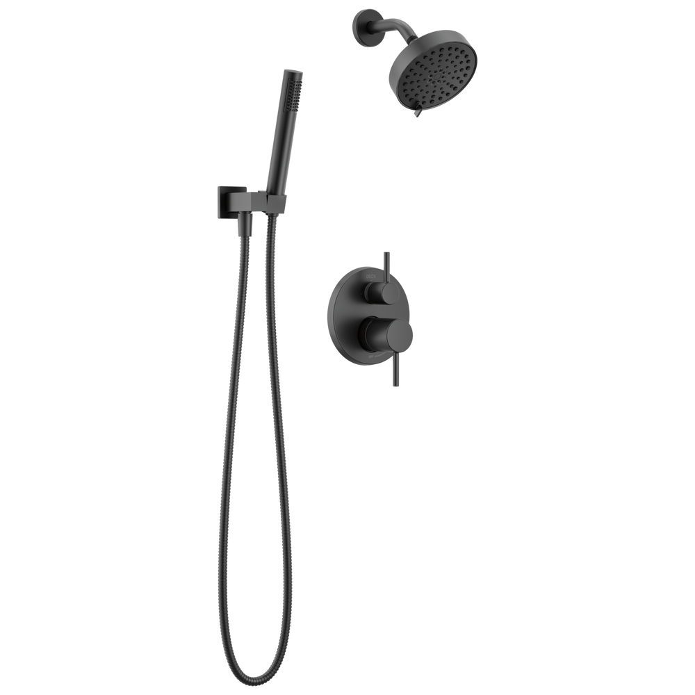 Delta Modern 14S Shower Trim w Fixed Head & Hand Shower