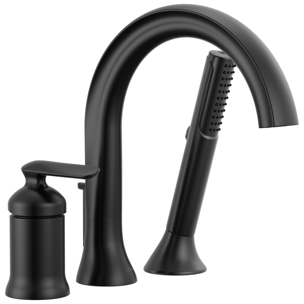 Delta Bonacci: Three Hole Roman Tub Trim with Hand Shower
