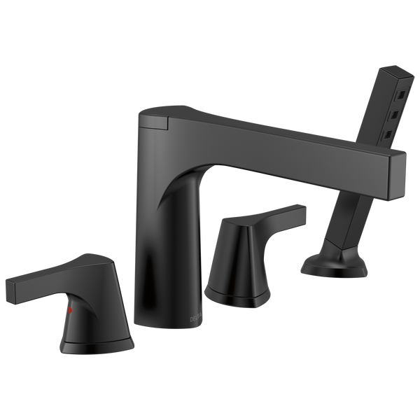 Delta Zura 4-hole Roman Tub with Handshower Trim