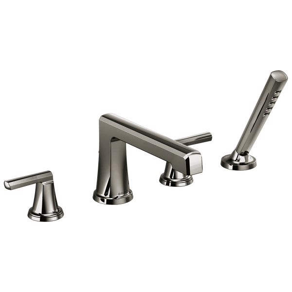 Brizo Levoir: Roman Tub Faucet With Handshower - Less Handles - / HL698-BNX /